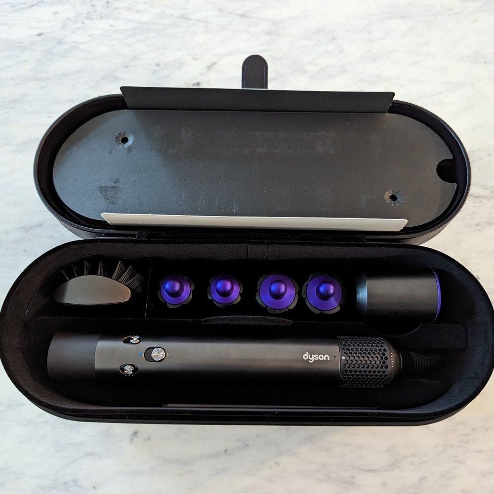 NEW! Dyson Airwrap Multi Styler - Black/Purple- 8 attachments; 220v